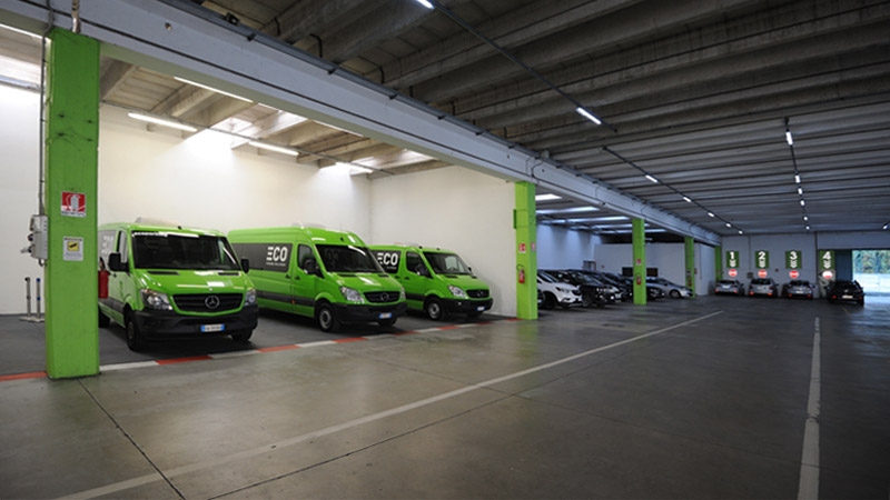 Parcheggio custodito e videosorvegliato